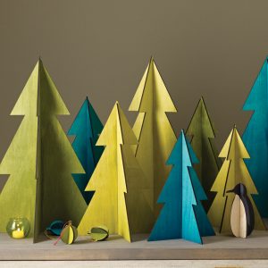 3d wooden christmas tree