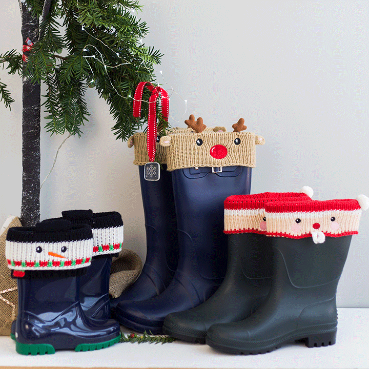Personalised Christmas Boot Cuffs
