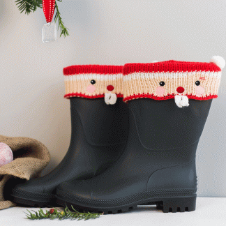 Personalised Christmas Boot Cuffs