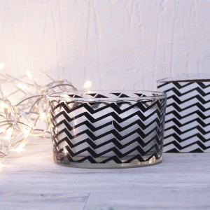 Chevron Scented Candle