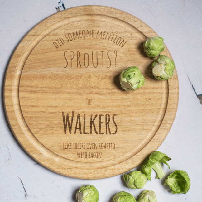 Personalised Christmas Sprout Plate