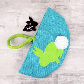 Easter Bag With Chalkboard Name Tag, Pink Or Blue
