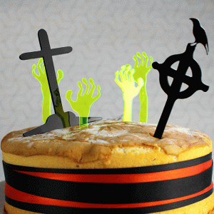 Halloween Cake Topper Set