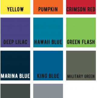 Tshirt colour swatches