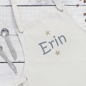 Personalised Kids Apron with Stars