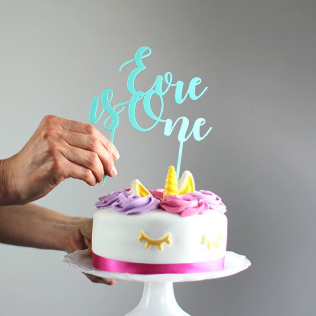 First Birthday Cake Topper, Personalised