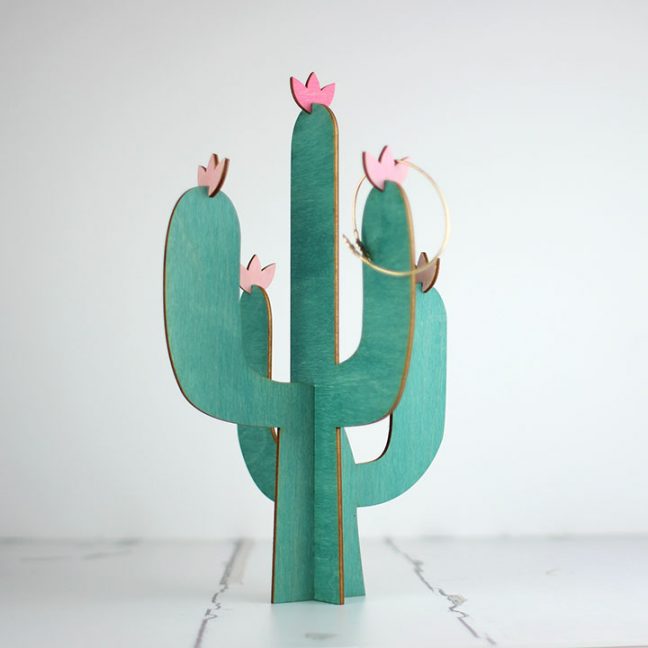 Cactus Jewellery Stand