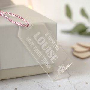 Personalised Snowflake Gift Tag