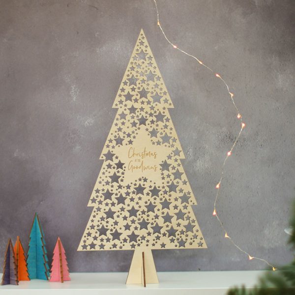 Christmas Tree, Star Cutout