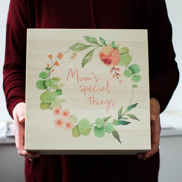 Personalised Mum's Special Things Keepsake Box