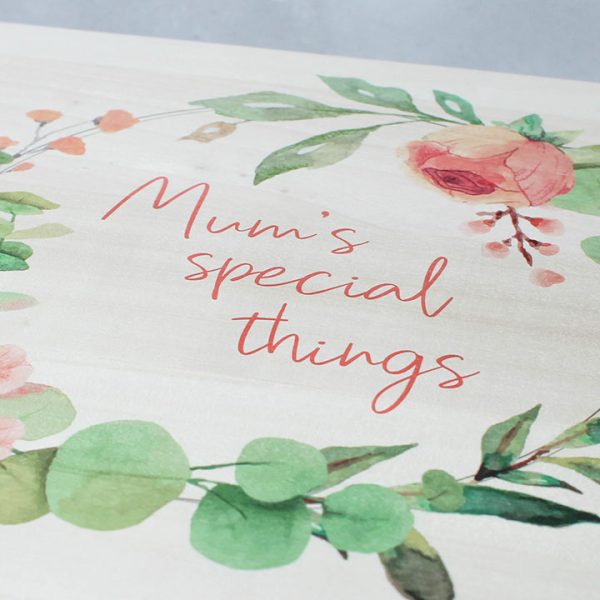 Personalised Mum's Special Things Keepsake Box