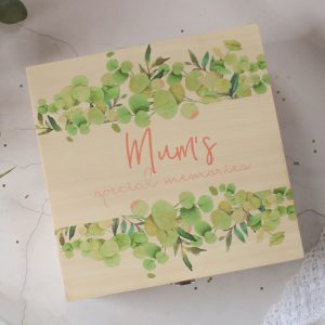 Personalised Mum's Special Memories Keepsake Box