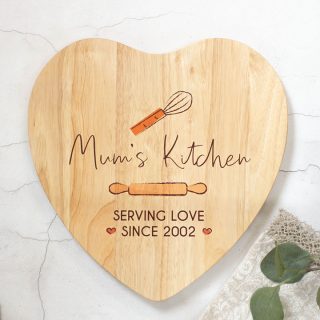 Personalised Mum's Kitchen Chopping Board