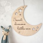Moon And Stars Nursery Sign
