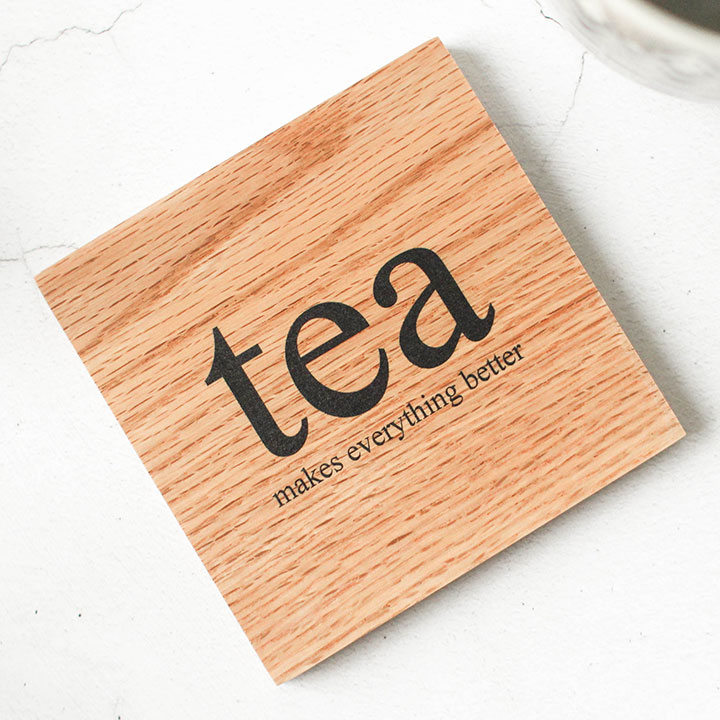 Oak Coaster, Tea