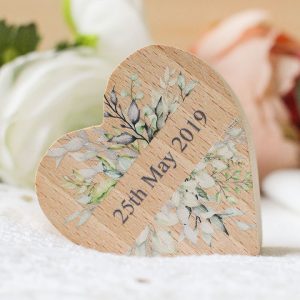 Personalised Heart Shaped Ring Box