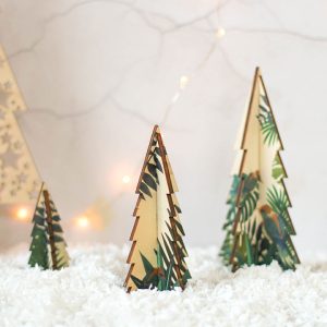 Christmas Tree Set, Palm Design