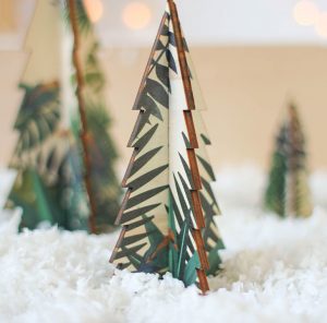 Christmas Tree Set, Palm Design