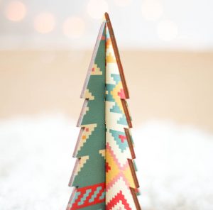 Christmas Tree Set, Aztec Design