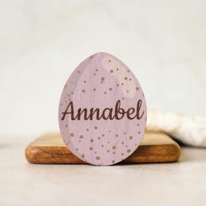 Personalised Place Setting, Speckled Egg
