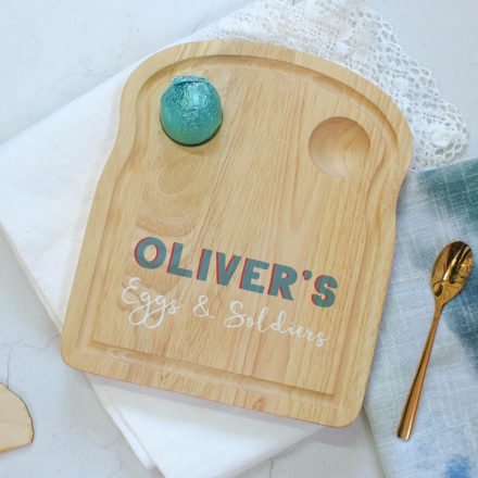 Personalised Eggs And Soldiers Toast Board EARFPTB006UV