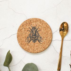 Cork Coaster, Bee Design RFCOUV004