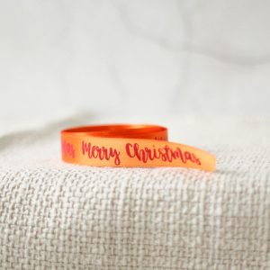 Merry Christmas Ribbon, Jolly 15mm JLXMRFRI002