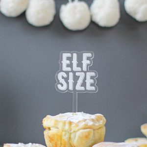 Elf Size Cupcake Topper XMRFTB007
