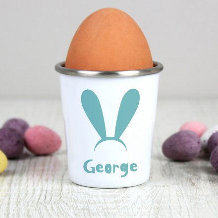 Personalised Bunny Ears Egg Cup PMCP0805L55
