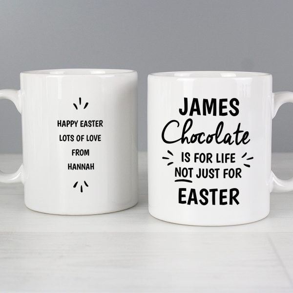 Personalised Chocolate Is For Life Mug PMCP0805L84