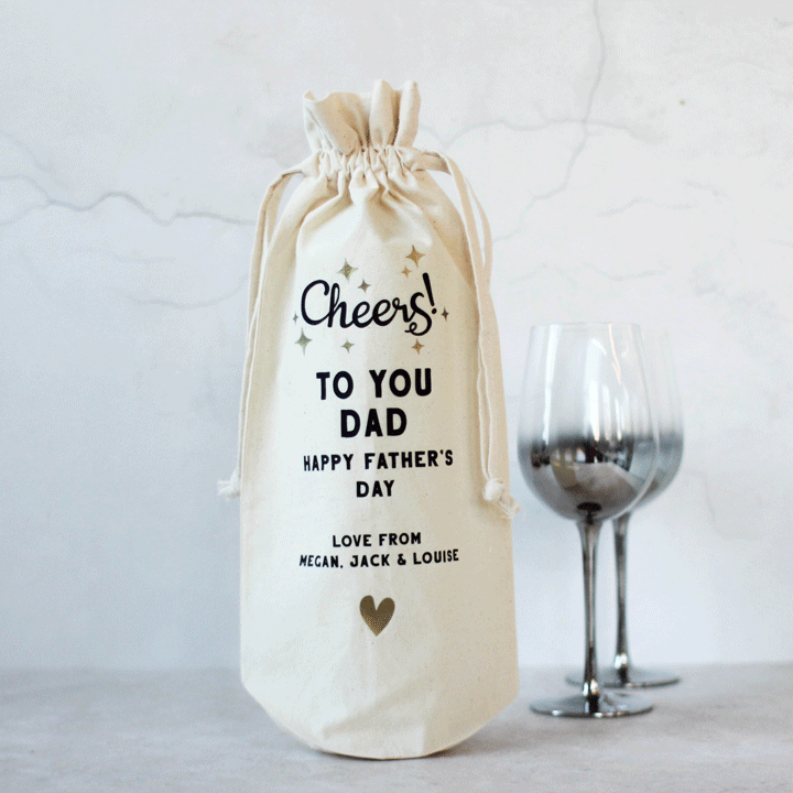 Personalised Fathers Day Bottle Bag RFPBG008