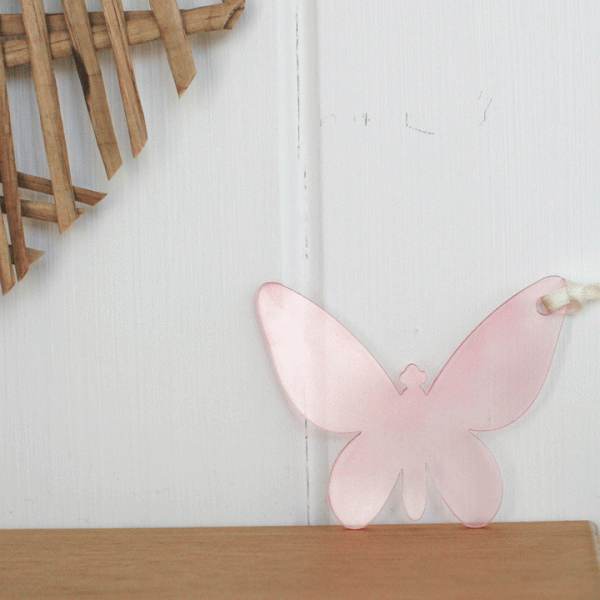 Watercolour Butterfly Hanging Decorations, Set Of Six RFHA006UV