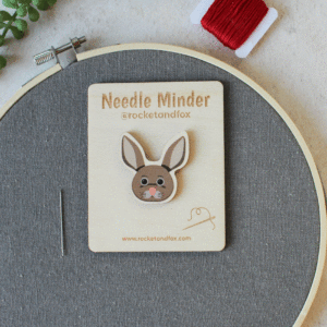 Needle Minder In Wood, Farm Animals