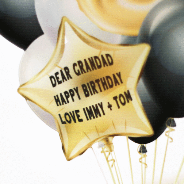 Personalised Helium Balloon Card, Age