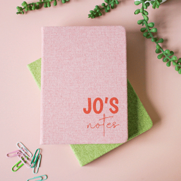 Personalised Notebook In Linen
